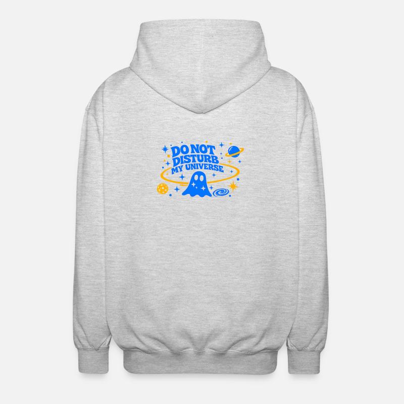 NE DÉRANGE PAS MON UNIVERS - Veste à capuche unisexe - gris clair chiné