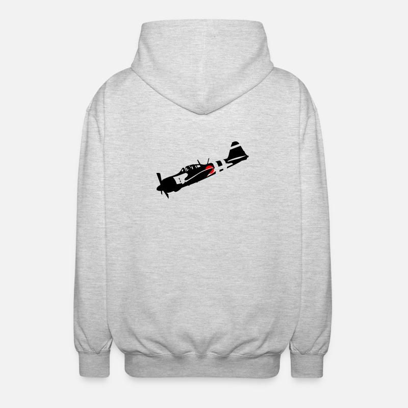 Zero - Unisex Kapuzenjacke - Hellgrau meliert