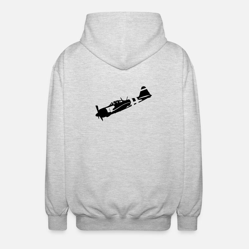 zéro - Veste à capuche unisexe - gris clair chiné