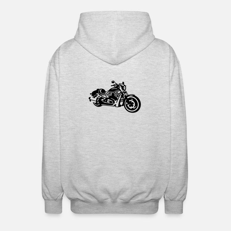 Chopper - Unisex Kapuzenjacke - Hellgrau meliert