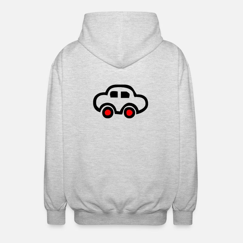 Auto - Unisex Kapuzenjacke - Hellgrau meliert