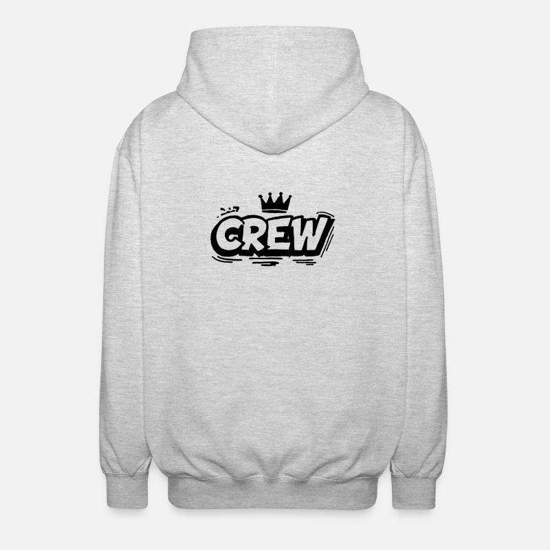 Graffiti d’un membre de l’équipe - Veste à capuche unisexe - gris clair chiné