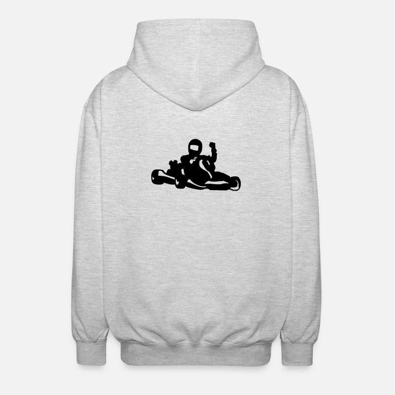 Karting - Unisex Hooded Jacket - light heather grey
