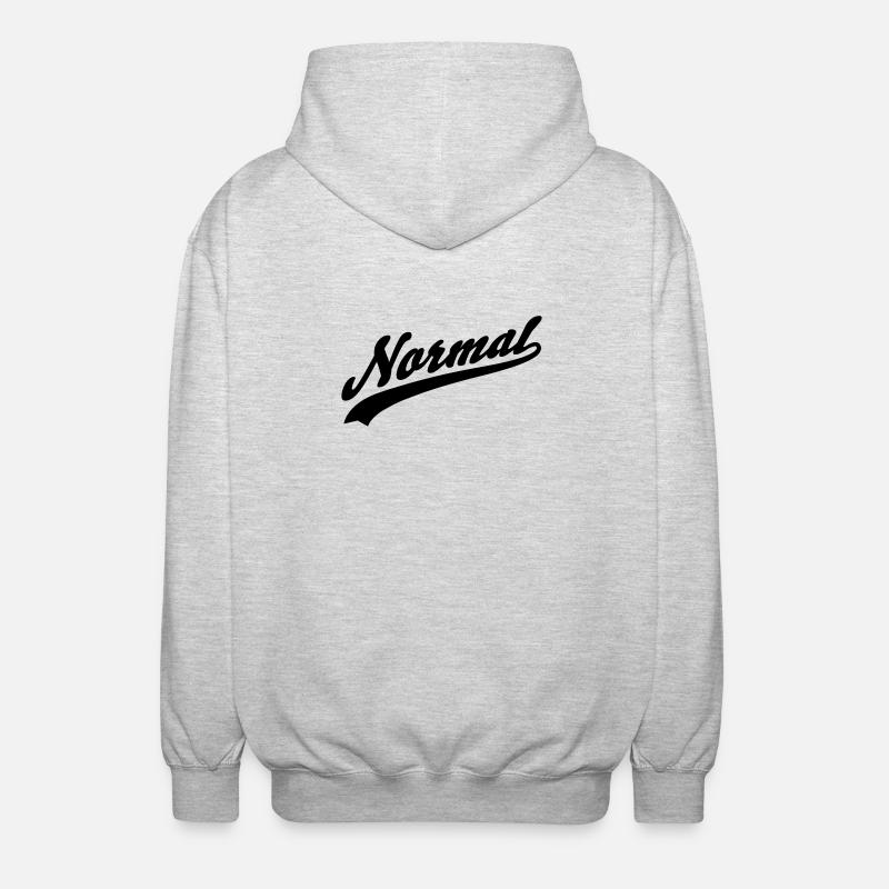 normal - Veste à capuche unisexe - gris clair chiné
