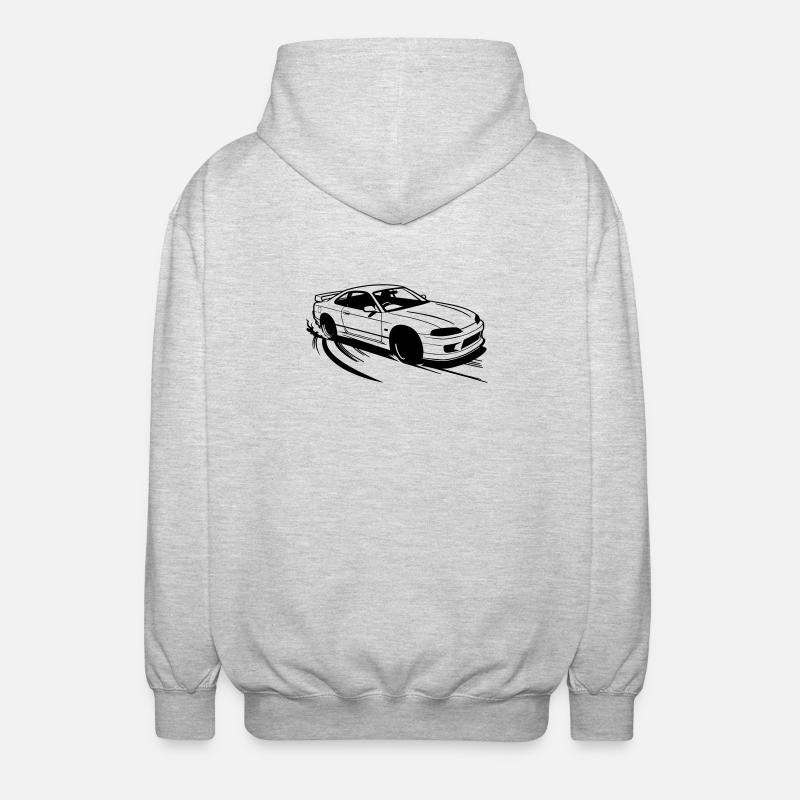 Drifting - Unisex Hooded Jacket - light heather grey