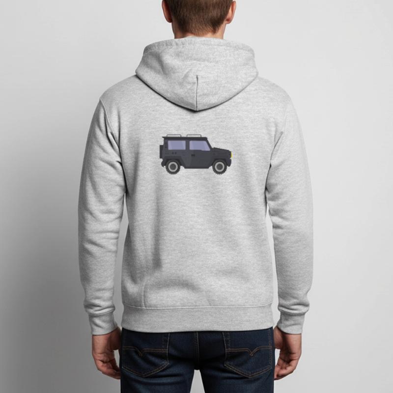 Jeep Veste à capuche unisexe