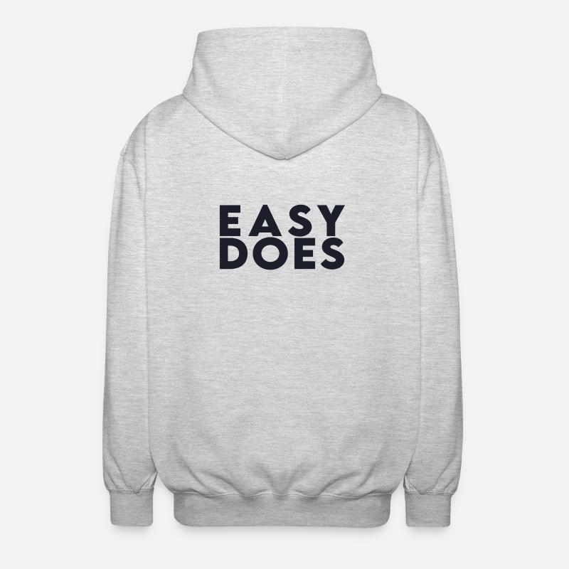 Easy Does - Veste à capuche unisexe - gris clair chiné