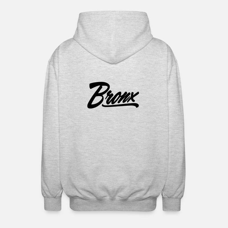 Chemise du Bronx - Veste à capuche unisexe - gris clair chiné