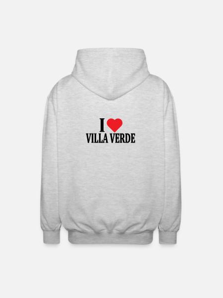 J’adore Villa Verde t-shirt Sardaigne - Veste à capuche unisexe - gris clair chiné
