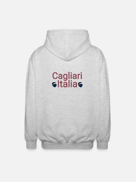 Cagliari - Veste à capuche unisexe - gris clair chiné
