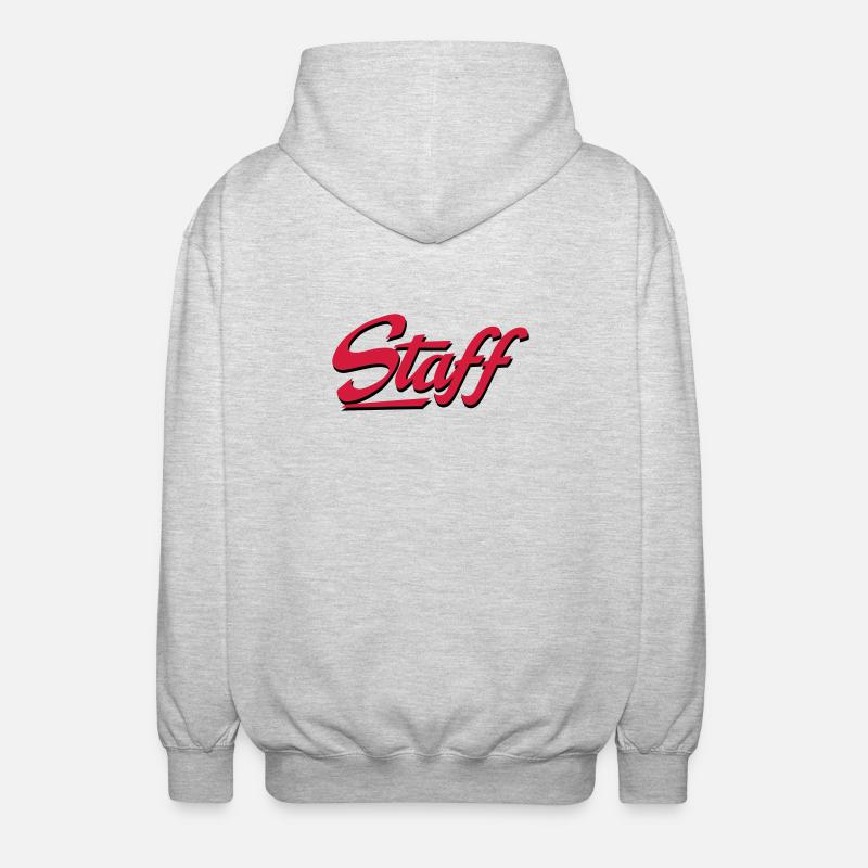 2541614 15210757 staff - Unisex Hooded Jacket - light heather grey