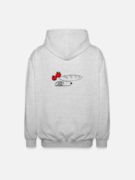 Vespers - Unisex Hooded Jacket - light heather grey