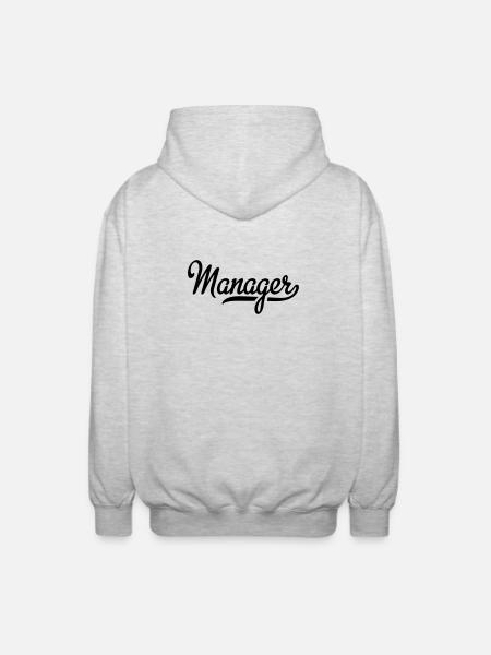 2541614 115376741 Manager - Veste à capuche unisexe - gris clair chiné