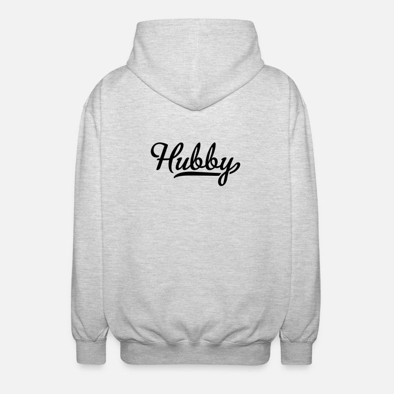 Hubby - Unisex Hooded Jacket - light heather grey