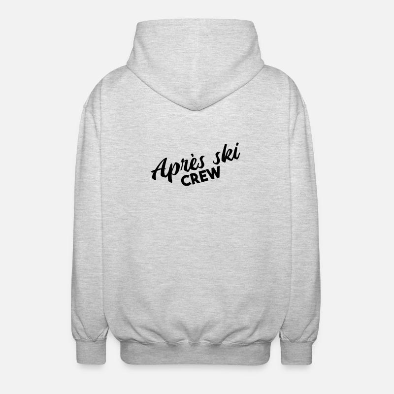 Après Ski Crew Party Vibes - Veste à capuche unisexe - gris clair chiné