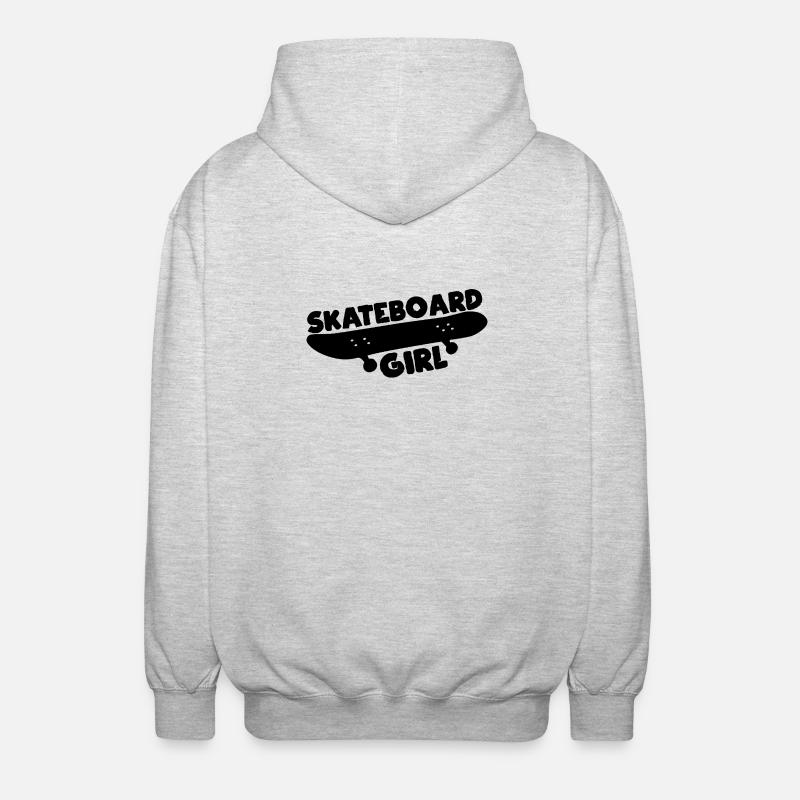 Skateur - Veste à capuche unisexe - gris clair chiné