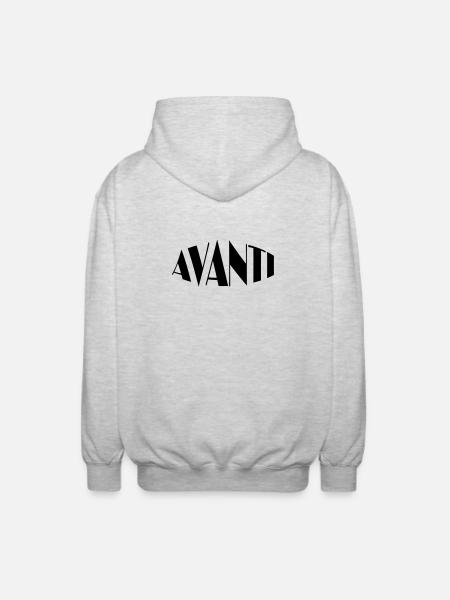 AVANTI - Unisex Kapuzenjacke - Hellgrau meliert