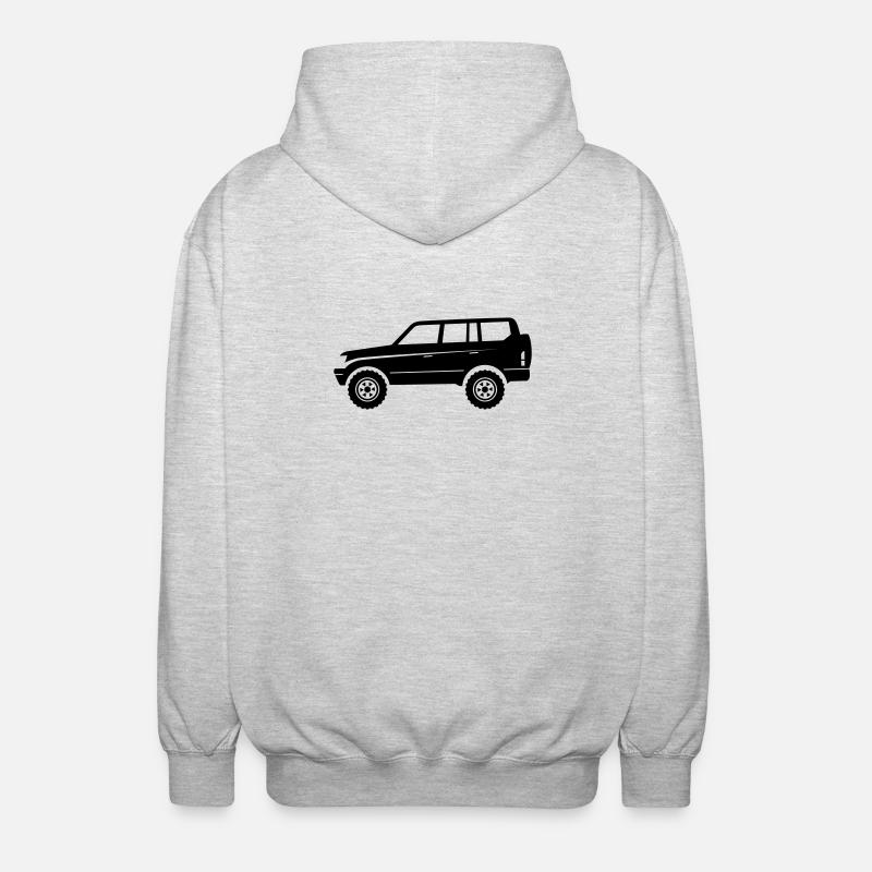VUS d’aventure tout-terrain - Veste à capuche unisexe - gris clair chiné