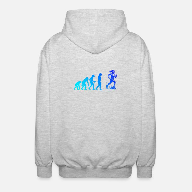 Déclaration directe - Veste à capuche unisexe - gris clair chiné