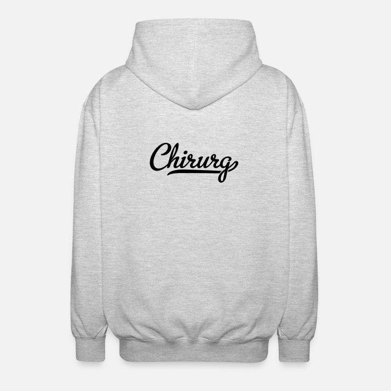 Chirurg - Unisex Kapuzenjacke - Hellgrau meliert