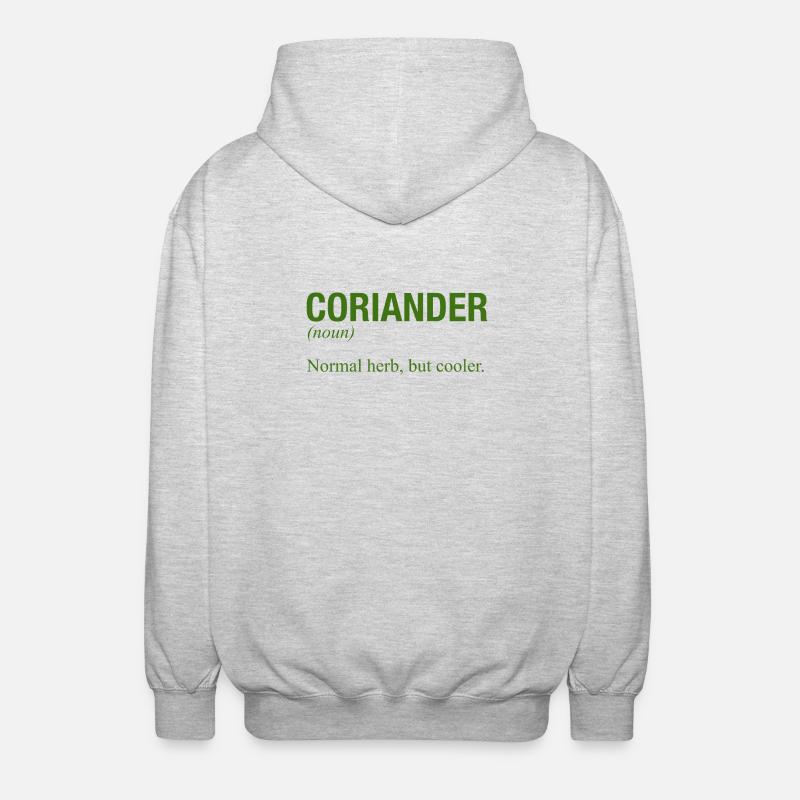 CORIANDRE - Veste à capuche unisexe - gris clair chiné