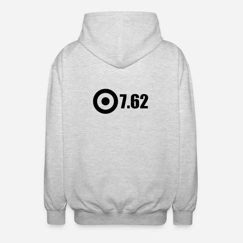 762black - Veste à capuche unisexe - gris clair chiné