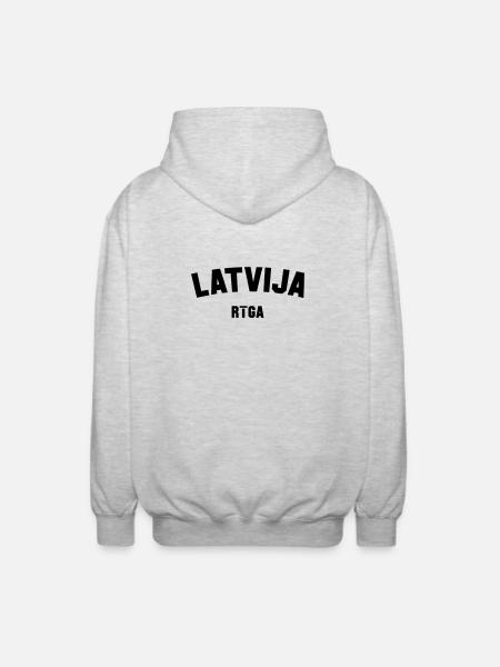 RIGA Latvia Latvija Lettland - Unisex Hooded Jacket - light heather grey