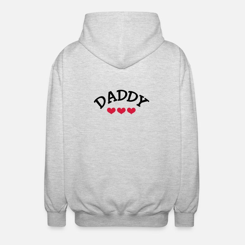Daddy - Veste à capuche unisexe - gris clair chiné