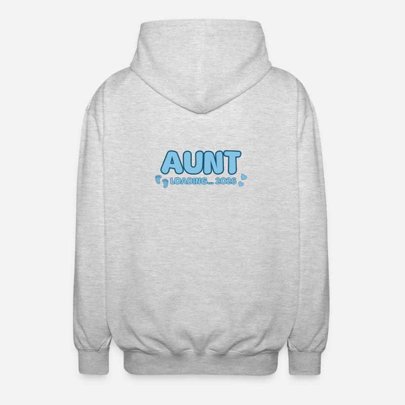 Aunt Loading 2026 - Unisex Hooded Jacket - light heather grey