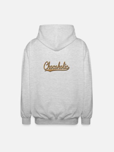 2541614 15352890 chocolate - Veste à capuche unisexe - gris clair chiné