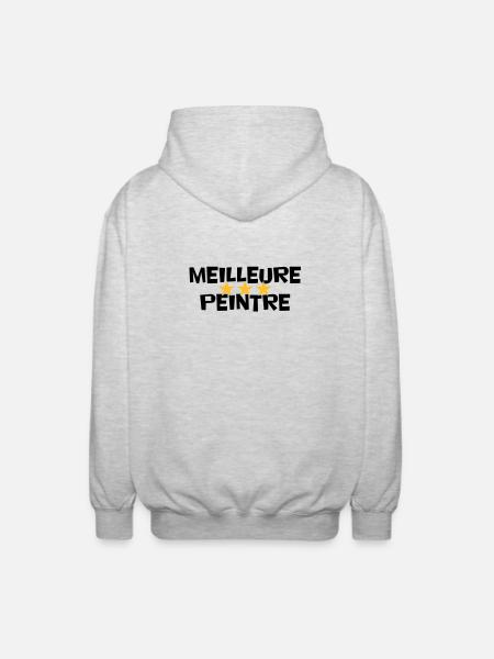 Beste Maler - Unisex Kapuzenjacke - Hellgrau meliert