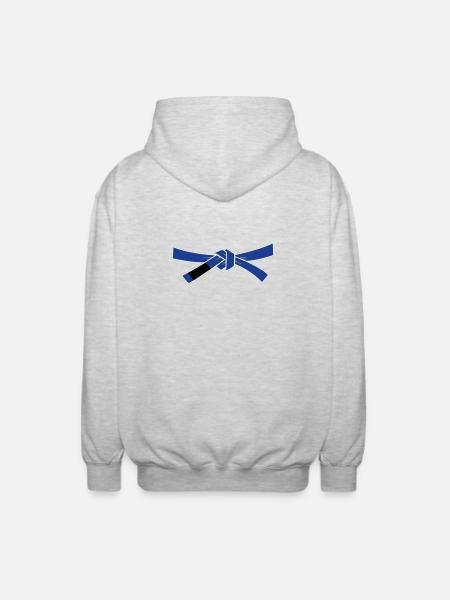 Bluebelt - Blaugurt - Unisex Kapuzenjacke - Hellgrau meliert