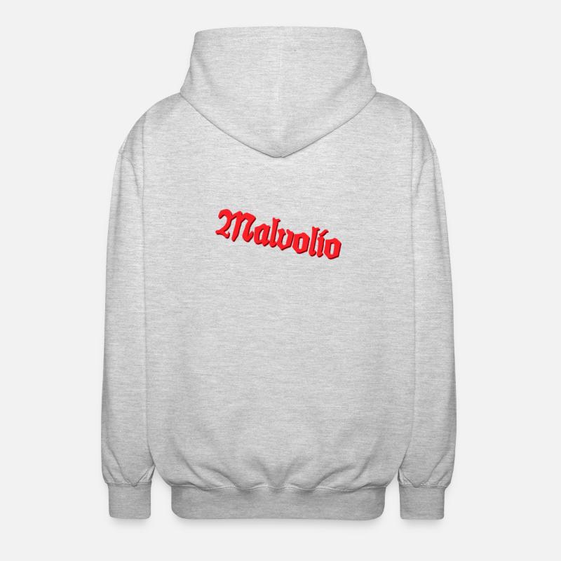 Malvolio - Veste à capuche unisexe - gris clair chiné