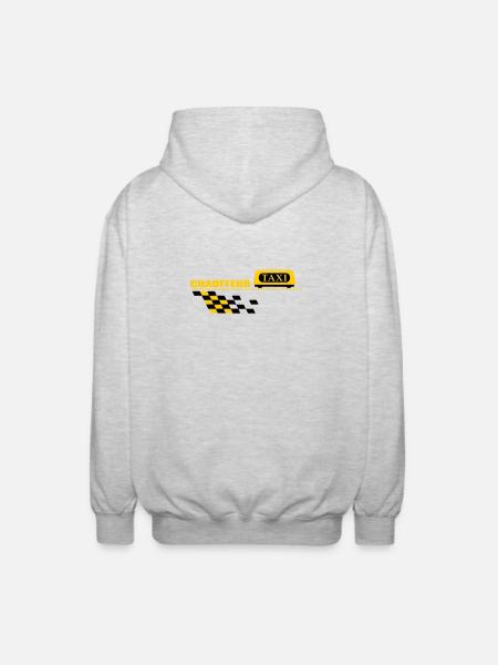 Taxi driver - Unisex Hooded Jacket - light heather grey