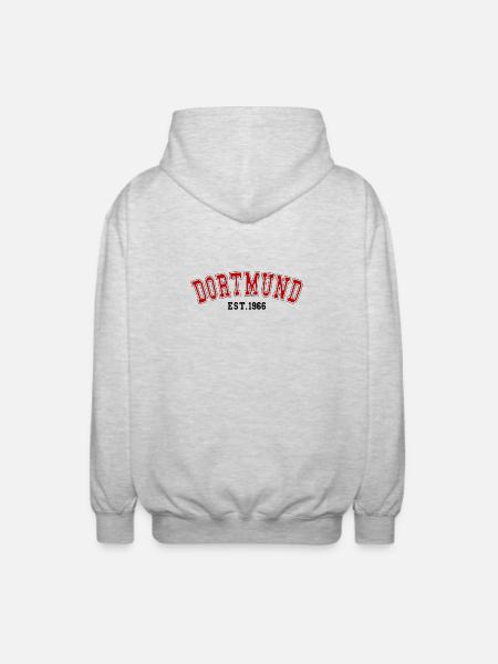 Dortmund Est. 1966 - Unisex Hooded Jacket - light heather grey