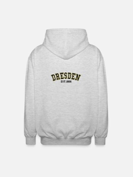 Dresden Est. 2006 - Unisex Hooded Jacket - light heather grey