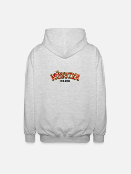 Münster Est. 2006 - Unisex Hooded Jacket - light heather grey