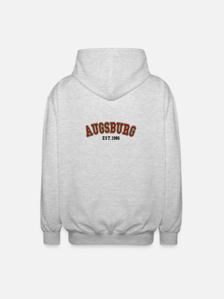 Augsburg Est. 1986 - Unisex Hooded Jacket - light heather grey