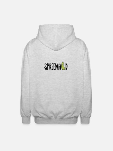 Spreewald Gurke - Unisex Kapuzenjacke - Hellgrau meliert