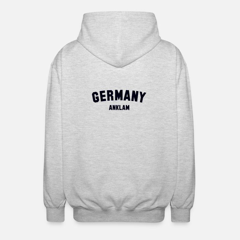 Anklam - Unisex Hooded Jacket - light heather grey