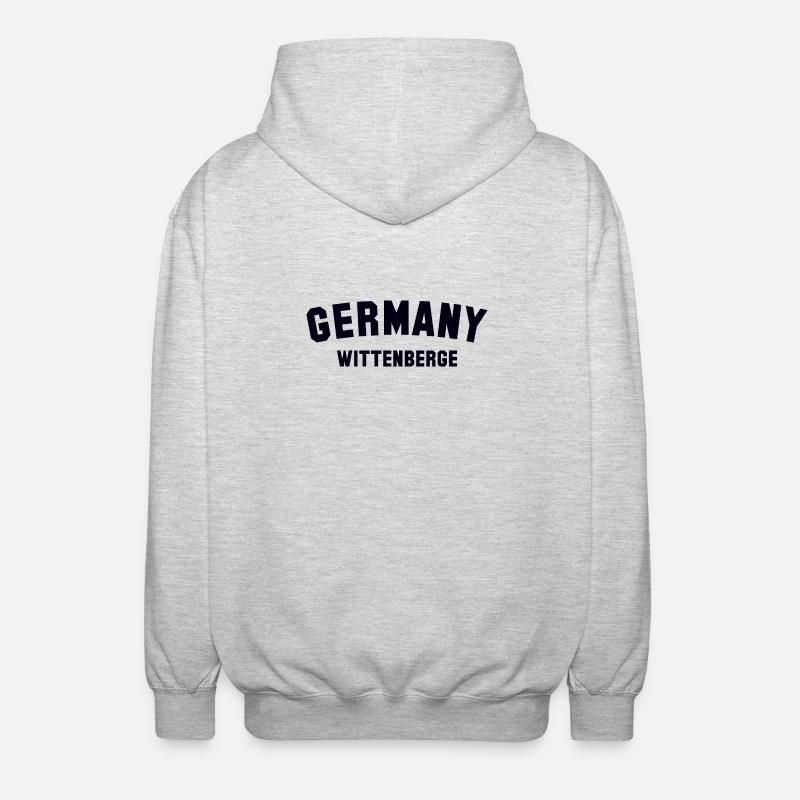 WITTENBERGE Germany - Unisex Kapuzenjacke - Hellgrau meliert