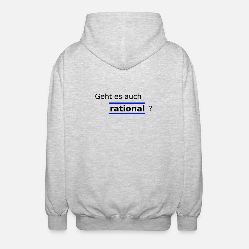 Rational - Unisex Hooded Jacket - light heather grey