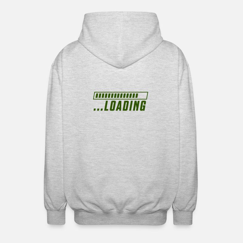 Loading - Unisex Hooded Jacket - light heather grey