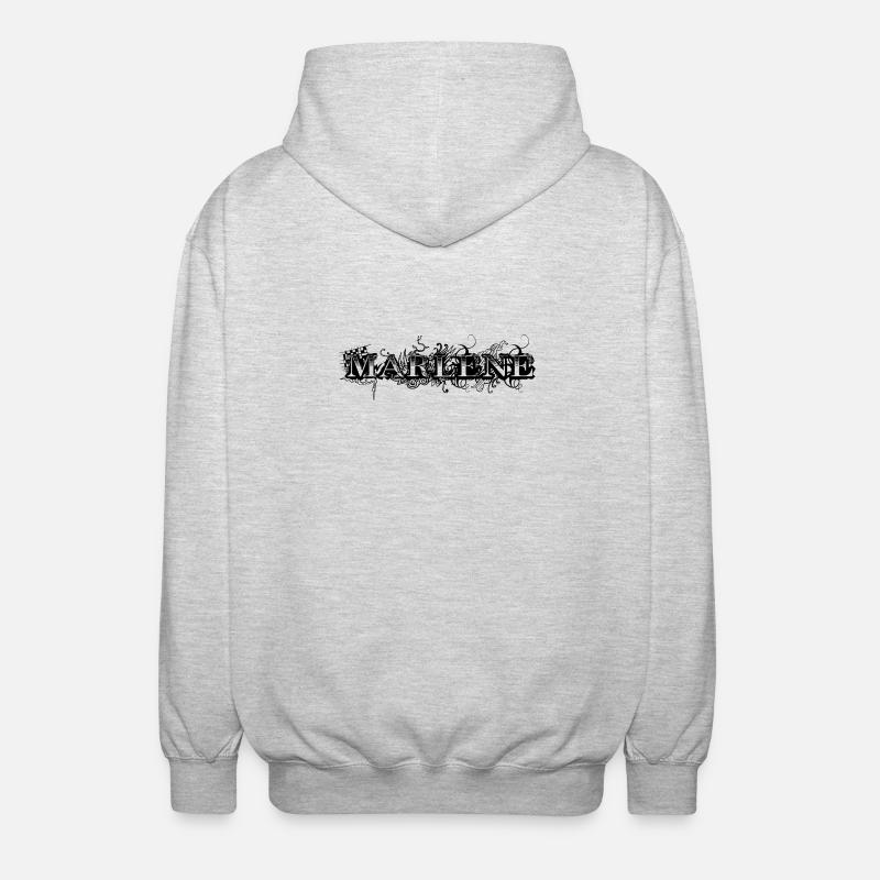 MARLENE - Unisex Kapuzenjacke - Hellgrau meliert