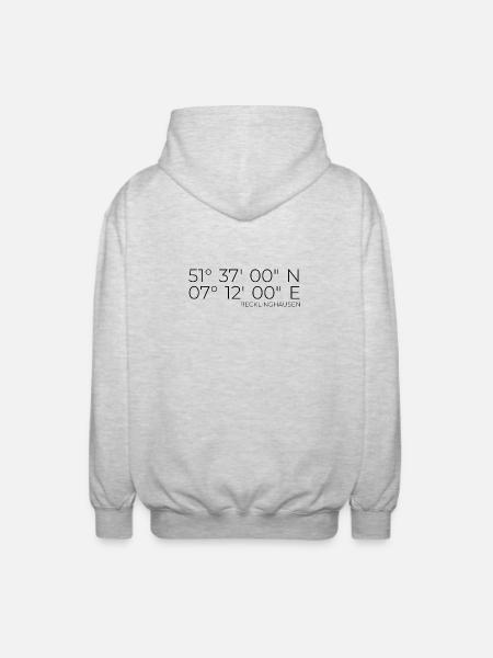 Coordinates Recklinghausen - Unisex Hooded Jacket - light heather grey