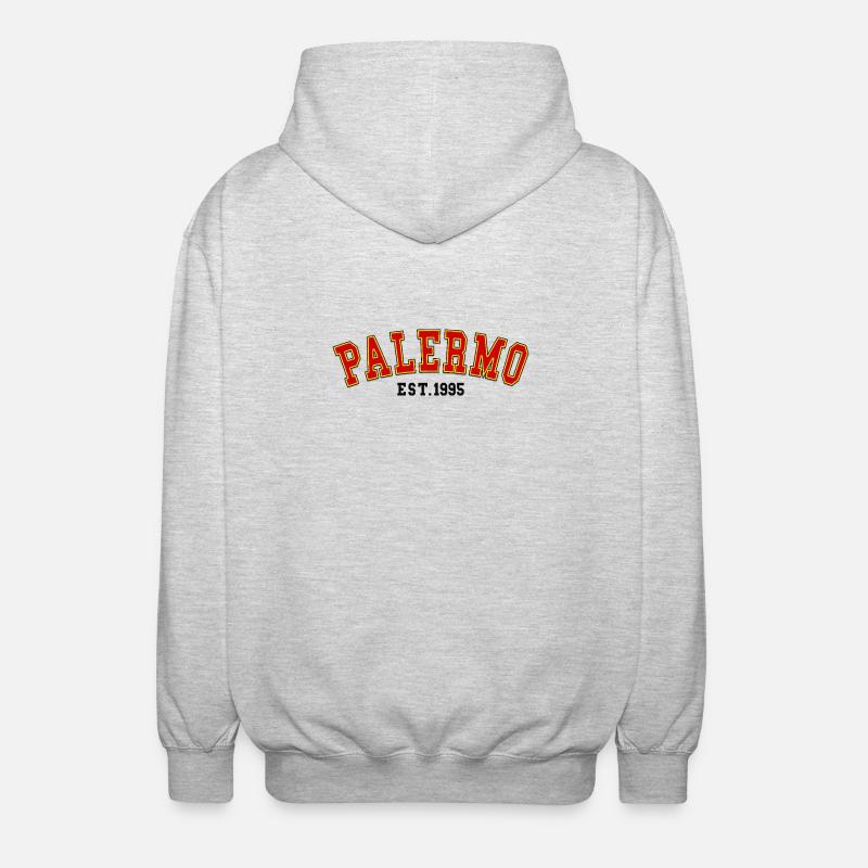 Palermo Est.1995 - Unisex Kapuzenjacke - Hellgrau meliert