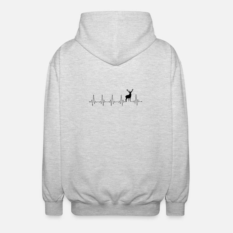Please Upload Design Image - Unisex Hooded Jacket - light heather grey