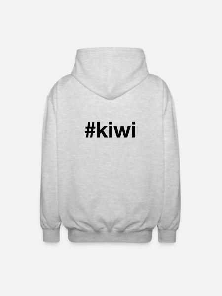 KIWI - Unisex Kapuzenjacke - Hellgrau meliert