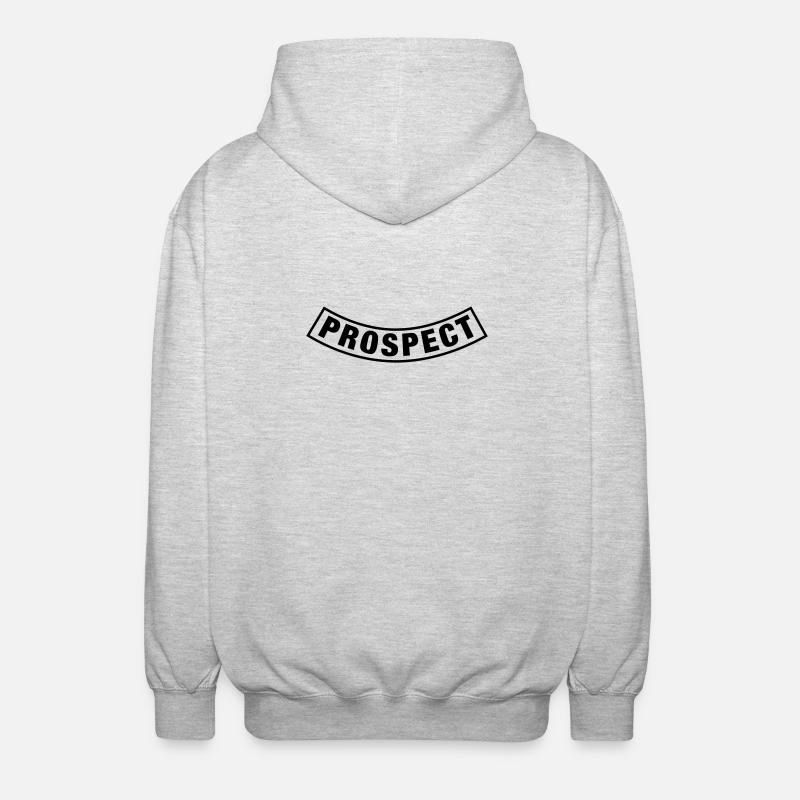 Prospect Batch - Unisex Kapuzenjacke - Hellgrau meliert
