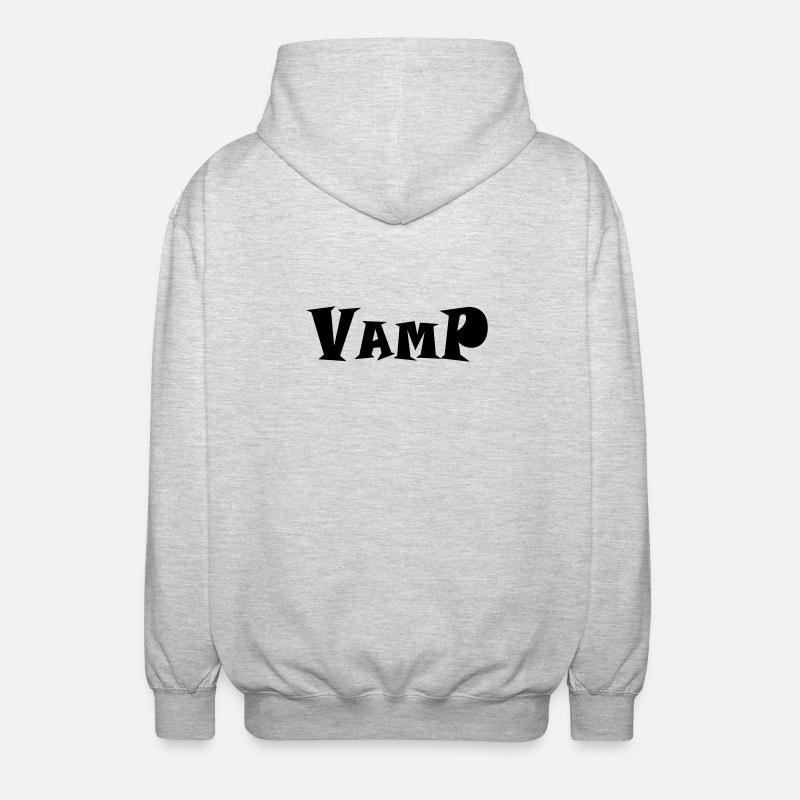 vamp - Veste à capuche unisexe - gris clair chiné